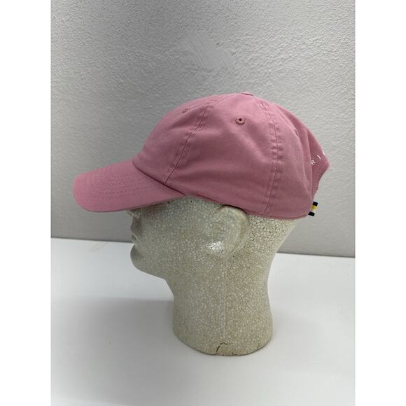 Prince & Fox Womens Baseball Hat Pink Logo Embroidered Adjustable - Picture 2 of 9